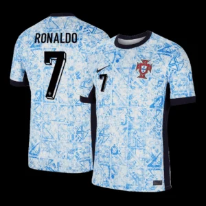 RONALDO #7 Portugal Away Soccer Jersey Euro – Fan Version – front view