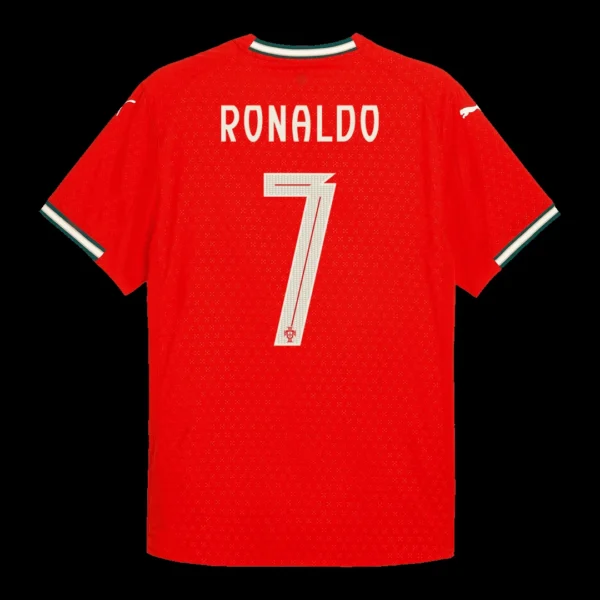 RONALDO #7 Portugal Home Soccer Jersey 2025 – Player Version – jersey details