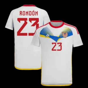 rondon-23-venezuela-away-soccer-jersey-copa-america-fan-version-01 RONDΓN #23 Venezuela Away Soccer Jersey Copa America β Fan Version β front view