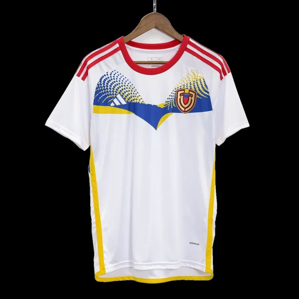 RONDÓN #23 Venezuela Away Soccer Jersey Copa America – Fan Version – badge and fabric details