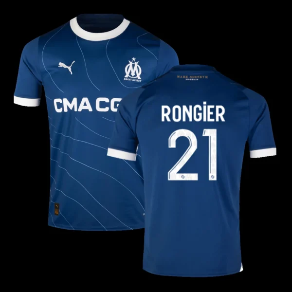 rongier-21-marseille-away-soccer-jersey-2023-24-fan-version-371022-01 RONGIER #21 Marseille Away Soccer Jersey 2023/24 – Fan Version – front view