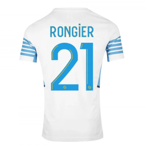 RONGIER #21 Marseille Home Soccer Jersey 2021/22 – Fan Version – front view