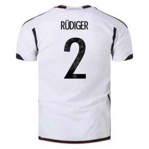 rudiger-2-germany-home-soccer-jersey-2022-fan-version-195417-01 RÜDIGER #2 Germany Home Soccer Jersey 2022 – Fan Version – front view