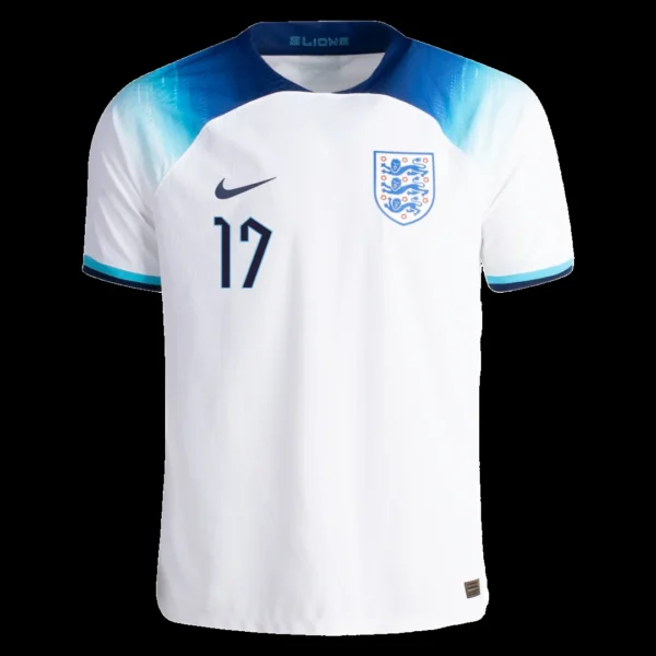 saka-17-england-home-soccer-jersey-2022-player-version-194821-02 SAKA #17 England Home Soccer Jersey 2022 β Player Version β back view