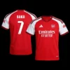 SAKA #7 Arsenal Home Soccer Jersey 2026/27 -UCL – Fan Version – front view