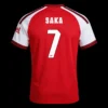 SAKA #7 Arsenal Home Soccer Jersey 2026/27 -UCL – Fan Version – back view