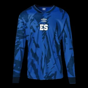 salvador-home-long-sleeve-soccer-jersey-2023-24-fan-version-322136-01 Salvador Home Long Sleeve Soccer Jersey 2023/24 โ Fan Version โ front view