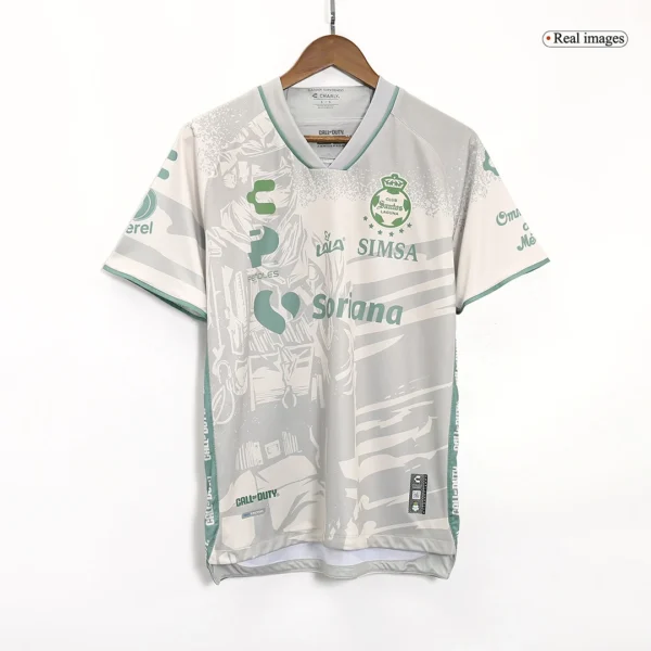 Santos Laguna X Call Of Duty Third Away Soccer Jersey 2023/24 – Fan Version – jersey details