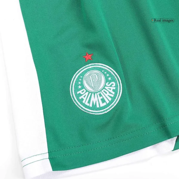 SE Palmeiras Away Soccer Shorts – Fan Version – badge and fabric details