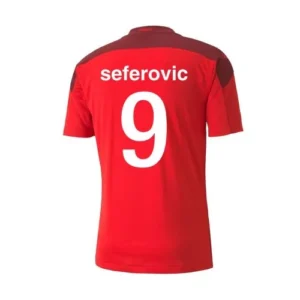 seferovic-9-switzerland-home-soccer-jersey-2021-fan-version-128791-01 SEFEROVIC #9 Switzerland Home Soccer Jersey 2021 โ Fan Version โ front view