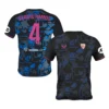 SERGIO RAMOS #4 Sevilla Third Away Soccer Jersey 2023/24 – Fan Version – back view