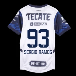 SERGIO RAMOS #93 Monterrey Away Soccer Jersey – Player Version – front view