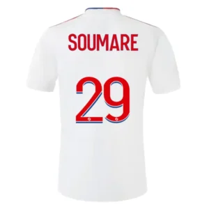 SOUMARE #29 Olympique Lyonnais Home Soccer Jersey 2021/22 – Fan Version – front view