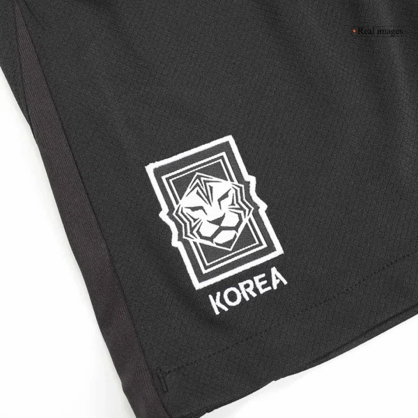 South Korea Away Soccer Shorts – Fan Version – badge and fabric details