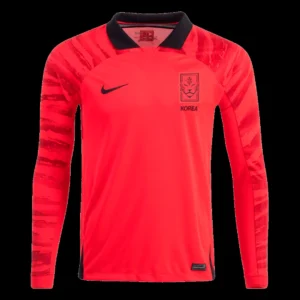 South Korea Home Long Sleeve Soccer Jersey 2022 – Fan Version – front view