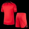 South Korea Home Soccer Kit – Jersey + Shorts 2022/23 – Fan Version – back view