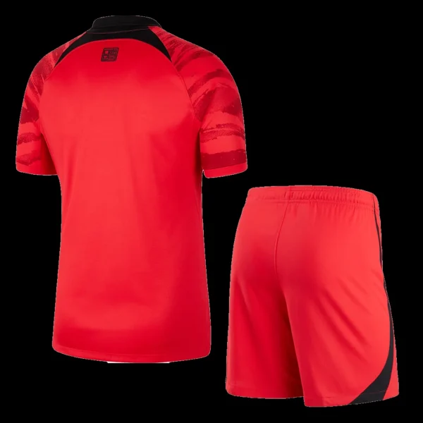 South Korea Home Soccer Kit – Jersey + Shorts 2022/23 – Fan Version – back view