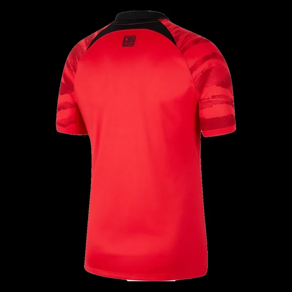 South Korea Home Soccer Kit – Jersey + Shorts 2022/23 – Fan Version – badge and fabric details