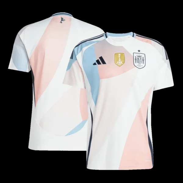 Spain Away Soccer Jersey 2025 Women’s Euro – Fan Version – jersey details