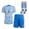 Spain Away Soccer Jersey Kit(Jersey+Shorts+Socks) 2022 – Fan Version – back view