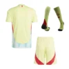 Spain Away Soccer Jersey Kit(Jersey+Shorts+Socks) Euro – Fan Version – jersey details