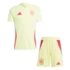 Spain Away Soccer Kit – Jersey + Shorts Euro – Fan Version – back view