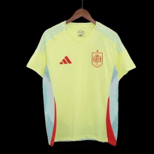 Spain Away Soccer Kit – Jersey + Shorts Euro – Fan Version – front view