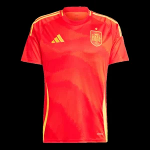 spain-home-soccer-jersey-kit-jersey-shorts-socks-euro-fan-version-03 Spain Home Soccer Jersey Kit(Jersey+Shorts+Socks) Euro โ Fan Version โ front view