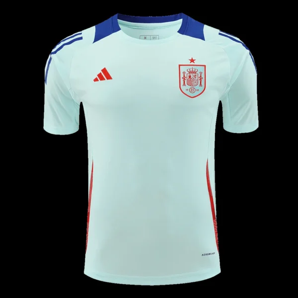 spain-pre-match-training-soccer-jersey-euro-01 Spain Pre-Match Training Soccer Jersey Euro – front view
