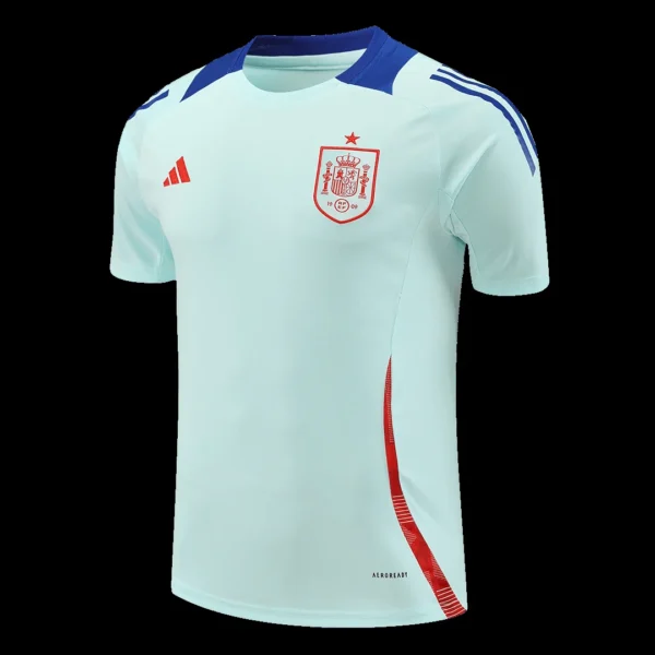 spain-pre-match-training-soccer-jersey-euro-02 Spain Pre-Match Training Soccer Jersey Euro – back view
