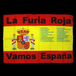 Spain Team Flag Red – Fan Version – front view