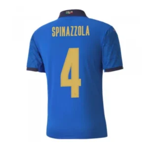 SPINAZZOLA #4 Italy Home Soccer Jersey 2020 – Fan Version – front view