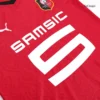 Stade Rennais Home Soccer Jersey 2023/24 – Fan Version – badge and fabric details