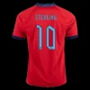 STERLING #10 England Away Soccer Jersey 2022 – Fan Version – front view