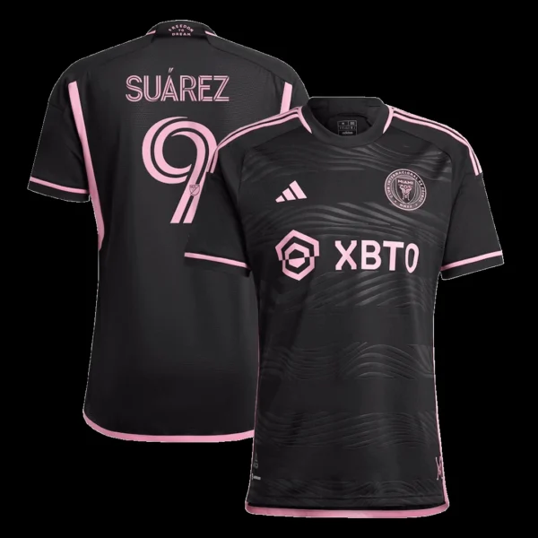 SUÁREZ #9 Inter Miami CF Away Soccer Jersey 2023 – Player Version – front view