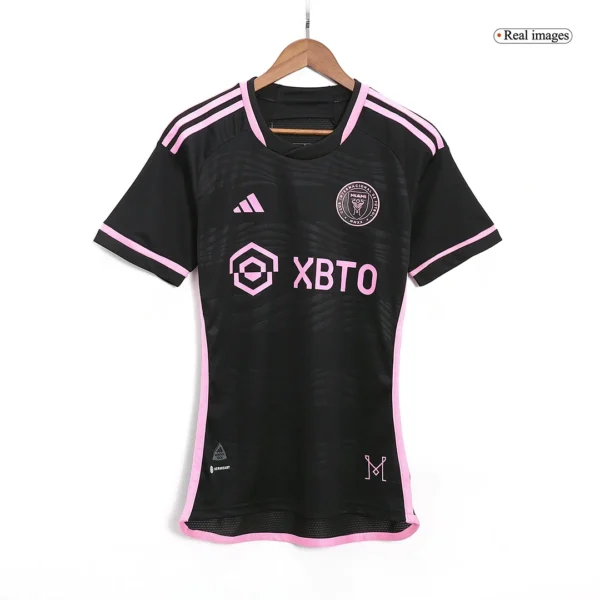 SUÁREZ #9 Inter Miami CF Away Soccer Jersey 2023 – Player Version – badge and fabric details