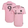 SUÁREZ #9 Inter Miami CF Home Soccer Jersey 2022 – Player Version – front view