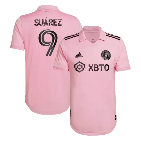 SUÁREZ #9 Inter Miami CF Home Soccer Jersey 2022 – Player Version – front view