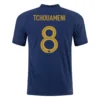 TCHOUAMENI #8 France Home Soccer Jersey 2022 – Player Version – front view
