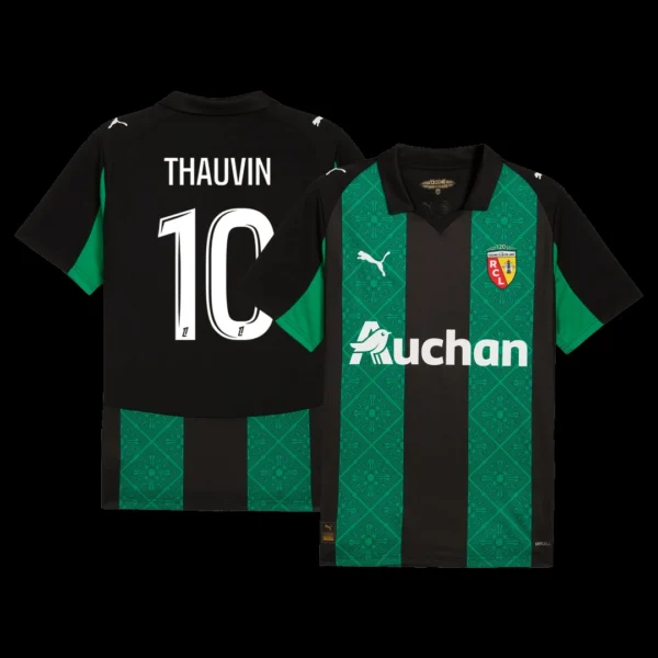 thauvin-10-rc-lens-away-soccer-jersey-2025-26-fan-version-01 THAUVIN #10 RC Lens Away Soccer Jersey 2025/26 – Fan Version – front view