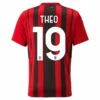 theo-19-ac-milan-home-soccer-jersey-2021-22-fan-version-108124-01 THEO #19 AC Milan Home Soccer Jersey 2021/22 β Fan Version β front view