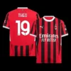 THEO #19 AC Milan Home Soccer Jersey – Fan Version – front view