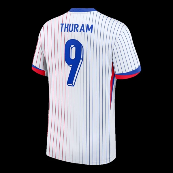 thuram-9-france-away-soccer-jersey-fan-version-02 THURAM #9 France Away Soccer Jersey β Fan Version β back view