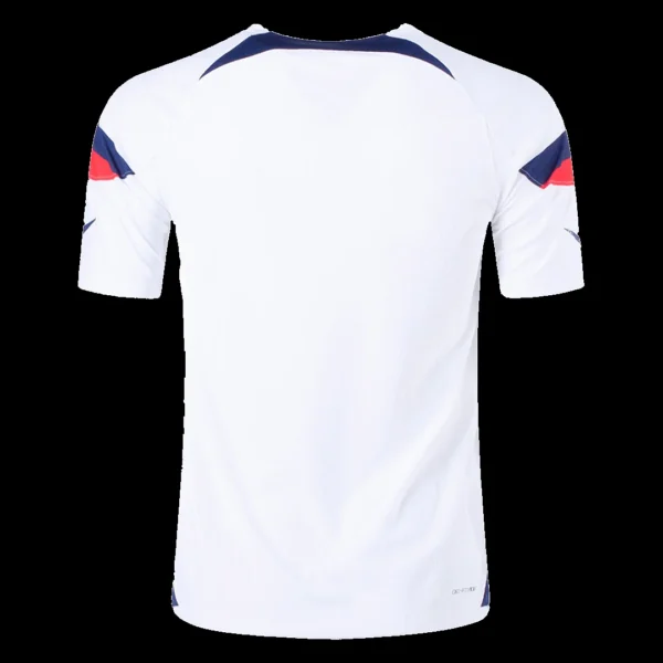 USA Home Soccer Jersey 2022 – Player Version – back view