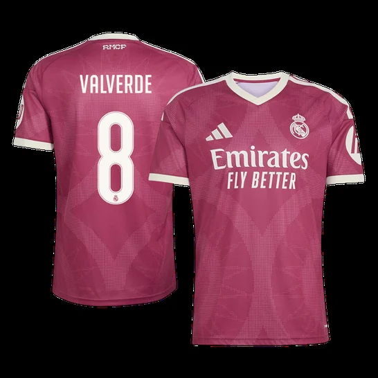 VALVERDE #8 Real Madrid Third Soccer Jersey 2026/27 – Fan Version – front view