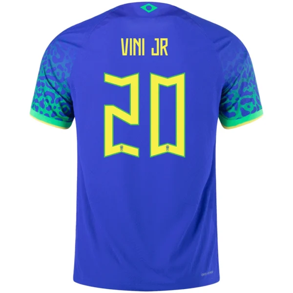 VINI JR #20 Brazil Away Soccer Jersey 2022 – Player Version – front view