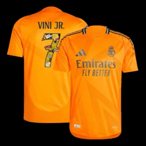 VINI JR. #7 Real Madrid Away Soccer Jersey Player Version – front view