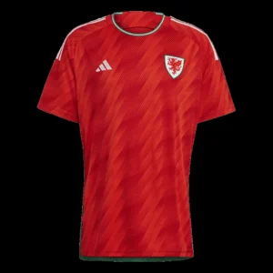 Wales Home Soccer Jersey 2022 – Fan Version – front view