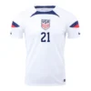 weah-21-usa-home-soccer-jersey-2022-fan-version-208397-02 WEAH #21 USA Home Soccer Jersey 2022 β Fan Version β back view