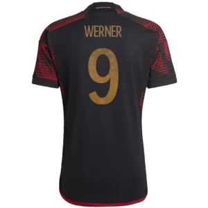 WERNER #9 Germany Away Soccer Jersey 2022 – Fan Version – front view